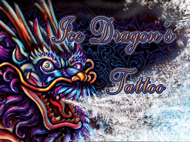 Ice Dragon's Tattoo - Logo Design