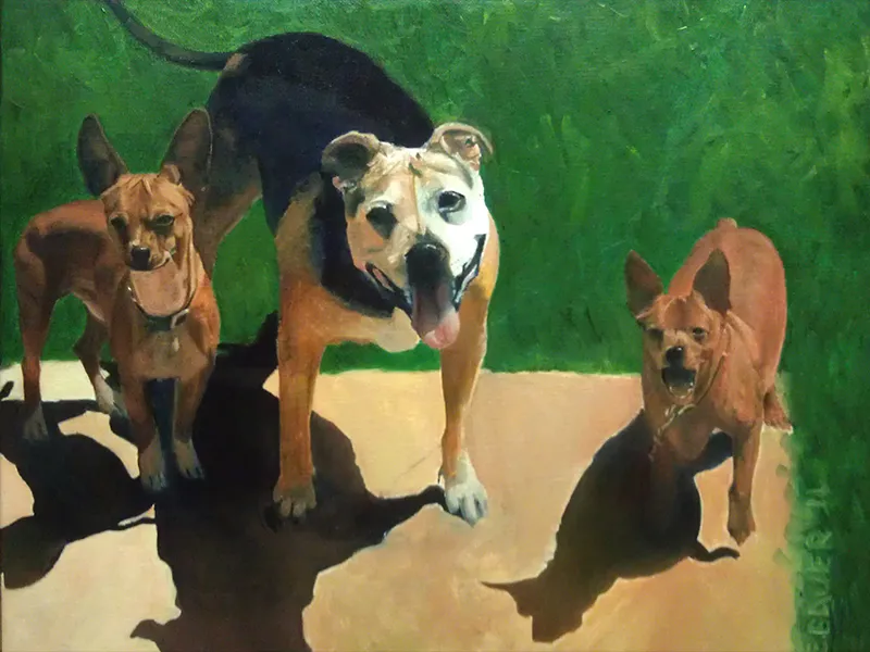 3 Amigos - Oil Portrait