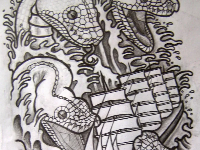 Hydra - Custom Tattoo Design